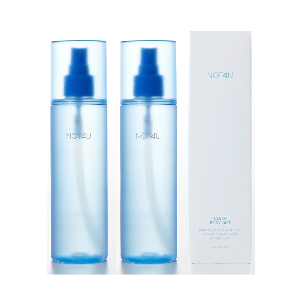 ナッフォーユー クリアボディミスト 200mlx2個
