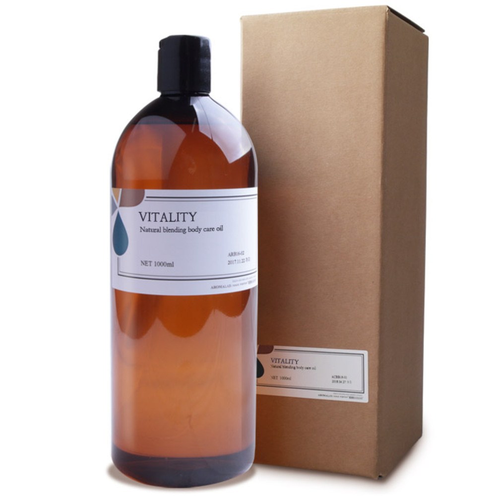 アロマラップバイタリティボディオイル大容量1L1個