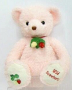 ワイルドストロベリーベア　ピンク　L約50cmカワイイベア　テイクオフ　ぬいぐるみ　TAKE　OFF　誕生日や記念日のギフトとして可愛いヌイグルミです BC-D