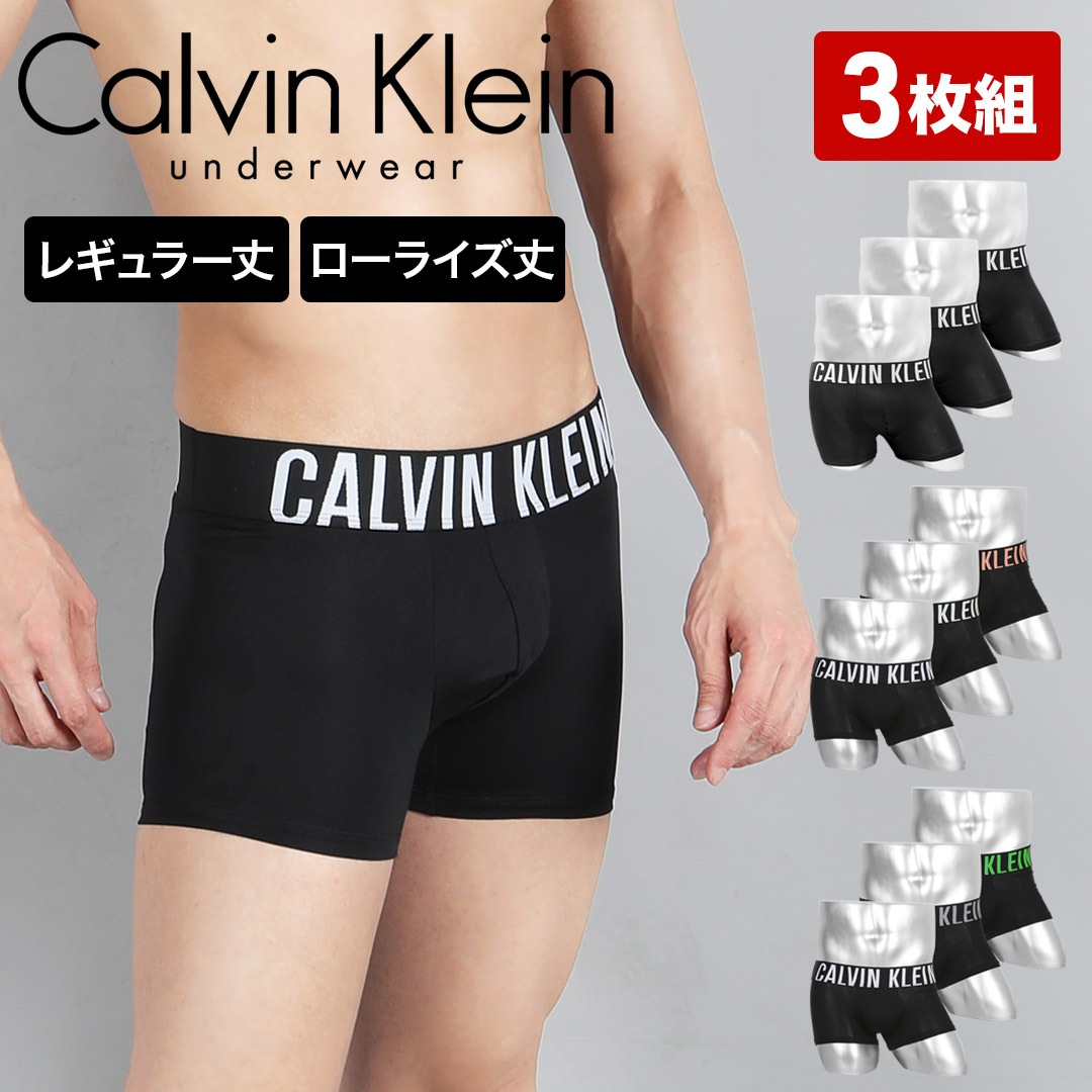 【3枚セット】Intense Power Micro メンズ ローライズ ボクサーパンツ