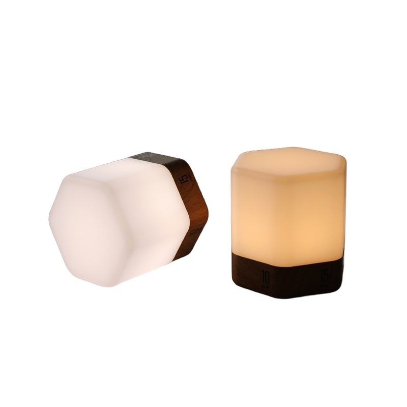 ムーアス充電式LED六角タイマームード灯授乳灯就寝照明 5,029円