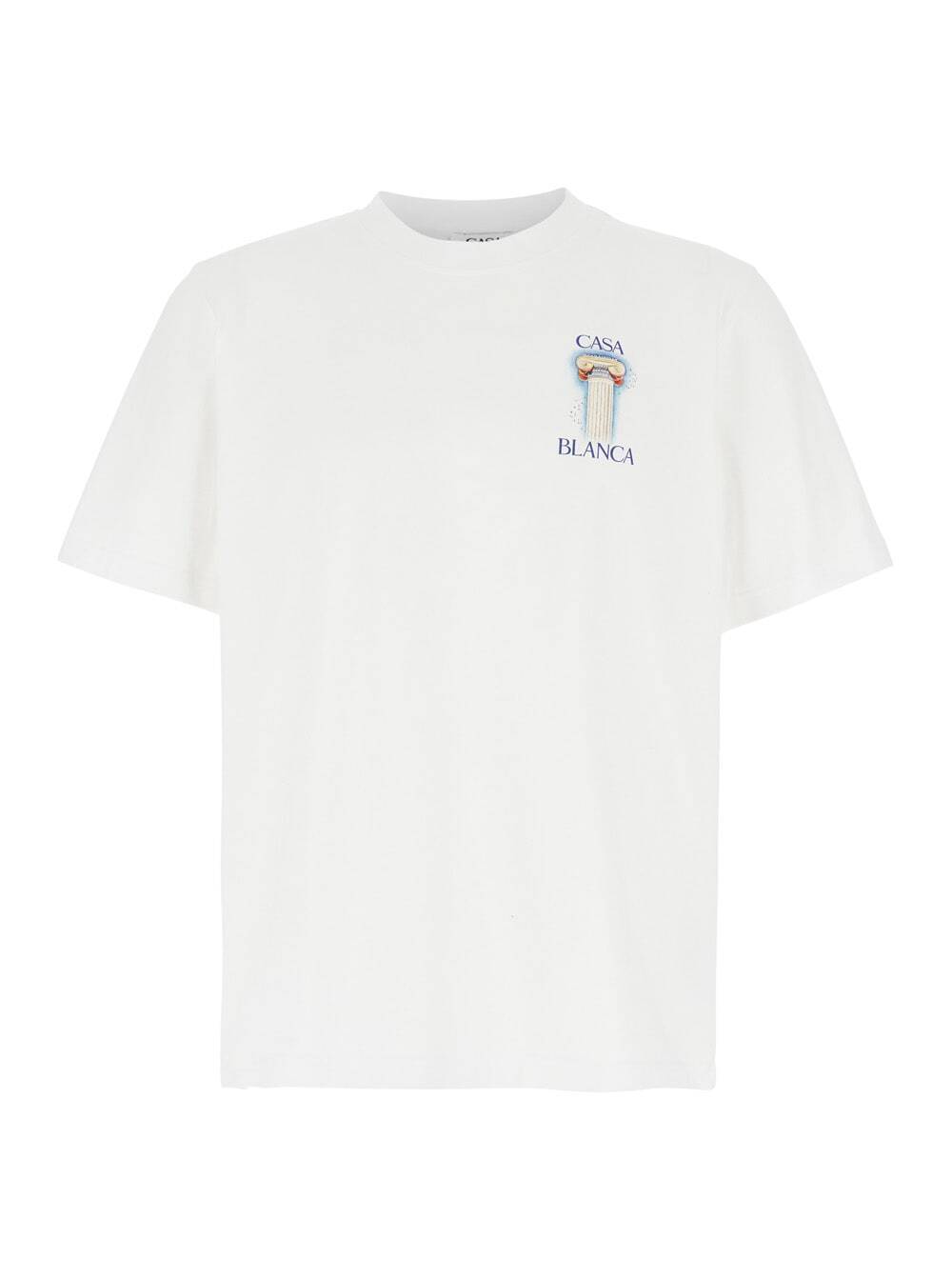 MPS25JTS00105LACOLOMNE ホワイト 春夏2025 Tシャツ メンズ ia