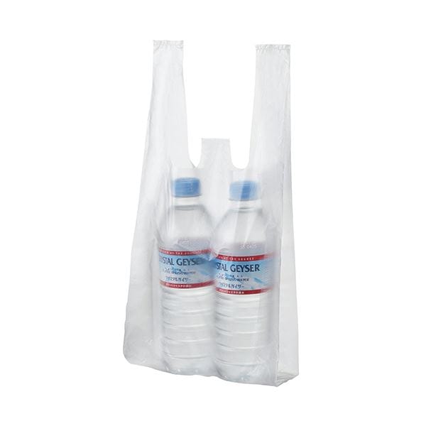 （まとめ） TANOSEE 半透明レジ袋 12号ヨコ180×タテ380×マチ幅110mm 1セット（1000枚：100枚×10パック） (×5セット)