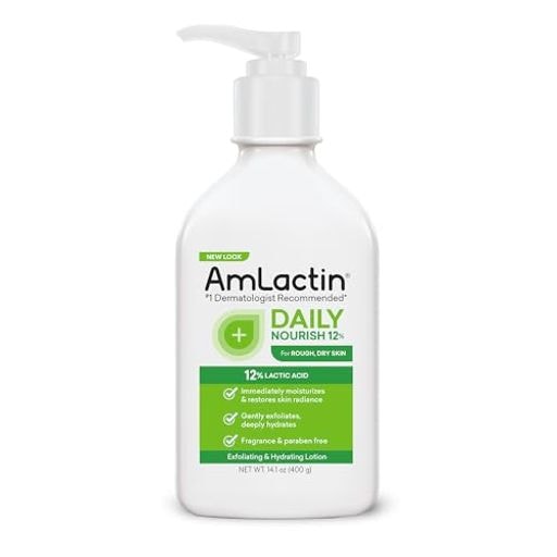 AMLACTIN デイリーモイスチャライジングボディローション 即座に粗さを和らげ水和物強力なΑ-ヒドロキシセラピーは静かに剥離ラフ乾燥肌を滑らか 14.1オズポンプ付き