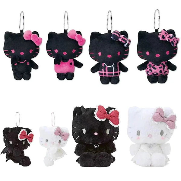 Qoo10] サンリオ 悪魔と天使 新入荷 ブラックハローキティ