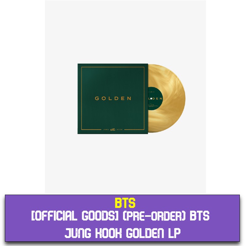 【OFFICIAL GOODS】 (PRE-ORDER) JUNG KOOK(BTS) GOLDEN LP