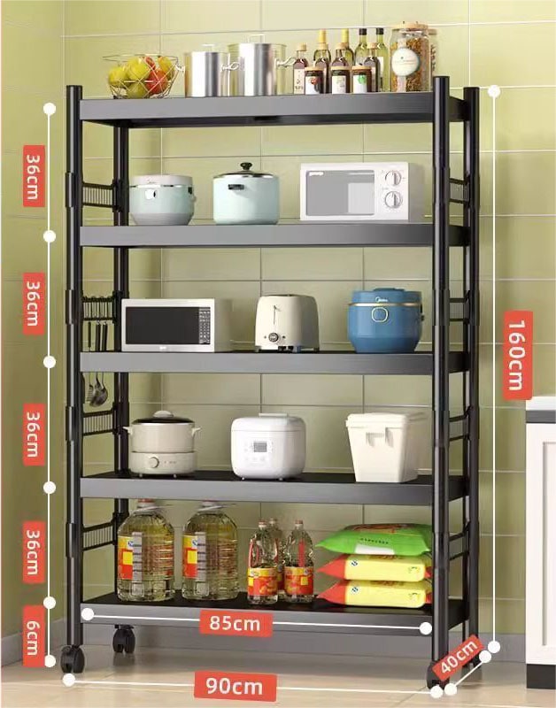 キッチンラック レンジ台 キ レンジラック レンジボード キッチン収納棚 家電や器具収納 食器棚 ャスター付き 収納ワゴン キッチンワゴン 野菜かご 電子レンジ収納棚 キッチンカウンター 大型レンジ対