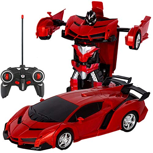 電動RCカー おもちゃの車 本格派ま！ リモコンカー ラジコンカー 無線操作 いいスタイル ロボットに変換することができます