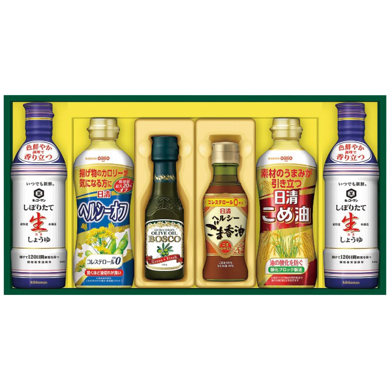 日清オイリオ ヘルシーオイル＆キッコーマン生しょうゆギフト NK-30