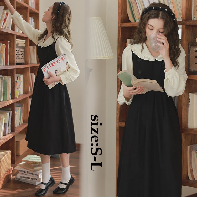 ワンピース レディース 2024 春 シャツワンピース シフォンワンピース 長袖 可愛い オシャレロング丈ワンピース お洒落 ワンピース 着痩せ 20代 30代 40代 きれいめ 韓国風 大人 ゆった