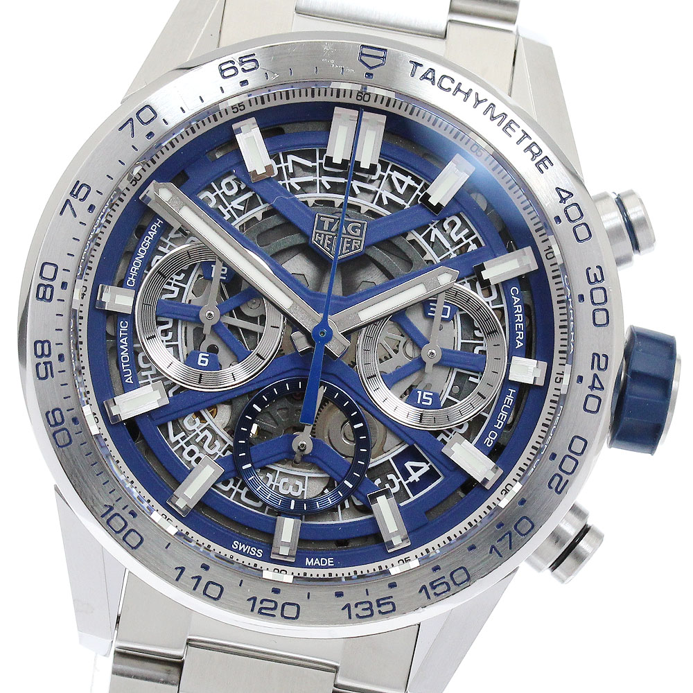 タグホイヤー TAG HEUER CBG2019.BA0662 カレラ キャリバー ホイヤー02 クロノグラフ 日本限定400本 自動巻き メンズ 箱付き_890723【中古】