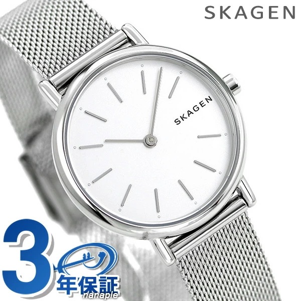 スカーゲンスカーゲン 時計 レディース 腕時計 SKW2692 SKAGEN シグネチャー ホワイト
