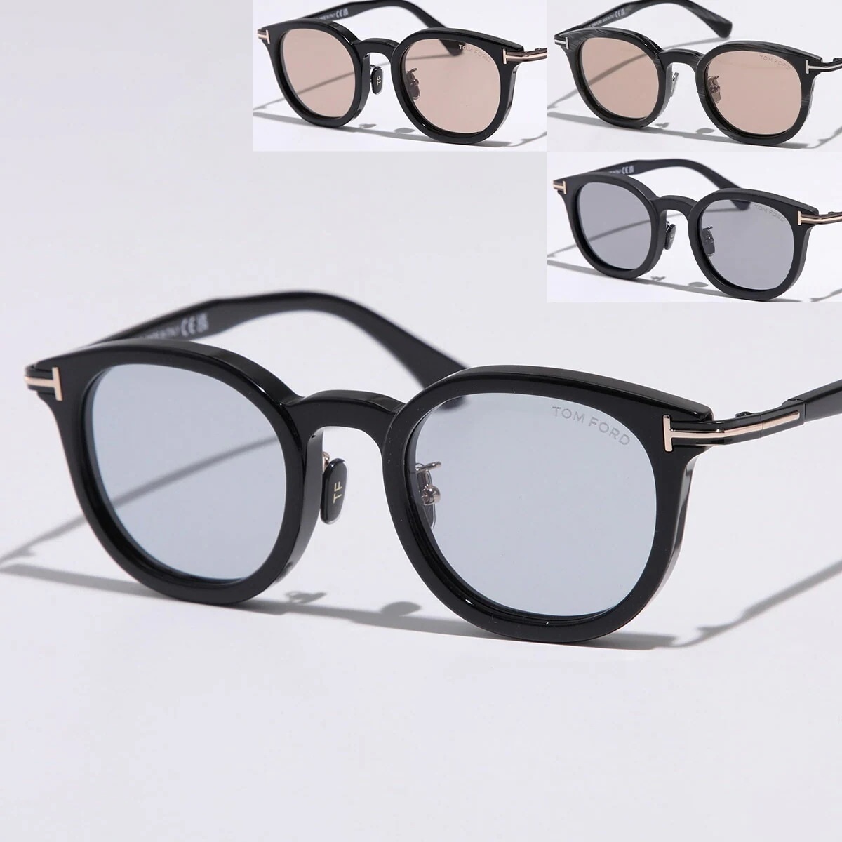 TOM FORD トムフォード サングラス TF1151-D FT1151-D メンズ レディース ボストン型 セルフレーム フルリム ロゴ クリングスタイプ アイウェア