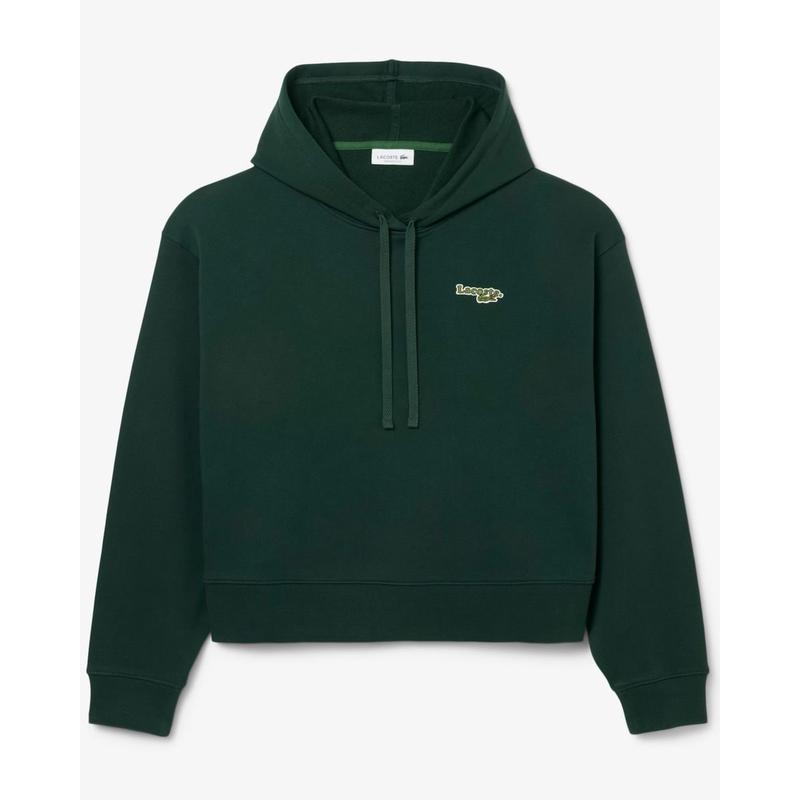 女性ソフトブランディングポイントクロップドフード付きスウェットシャツ SF7607-55N 14,930円