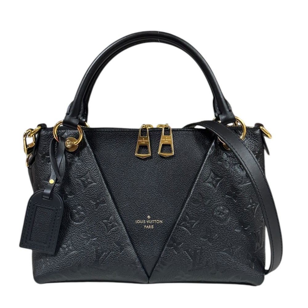 ルイヴィトン VトートBB モノグラムアンプラント ショルダーバッグ モノグラムアンプラント M44937 ブラック LOUIS VUITTON 中古