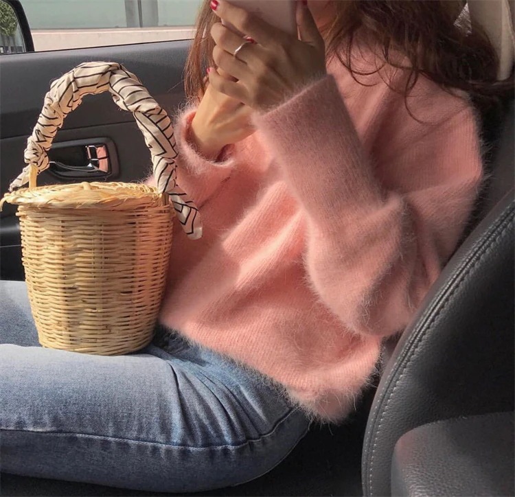 大人気！ 韓国ファッション カジュアル セーター ピュアカラー キャンディーカラー ニットX y s 1 米 vt チークstraykids