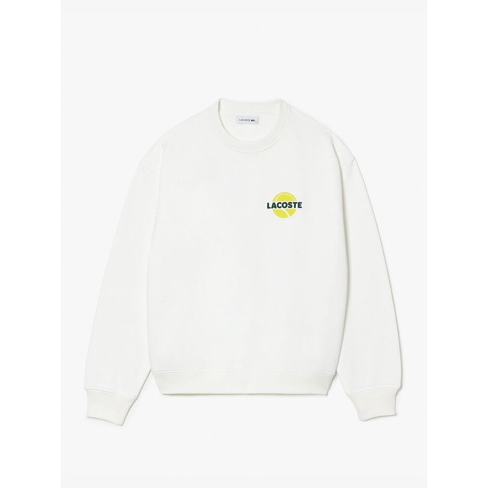 LACOSTE 女性用オーバーフィットテニスロゴスウェットシャツ SF7243-54G 70V Q2NSF7243-54G70V