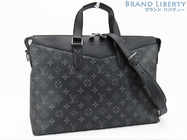 超美品ルイヴィトンモノグラムエクリプスブリーフケースエクスプローラー2WAYビジネスバッグハンドバッグブラックM40566