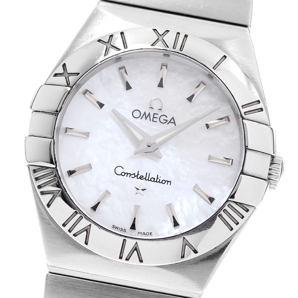 オメガ OMEGA 123.10.27.60.05.001 コンステレーション ブラッシュ クォーツ レディース _956173【中古】