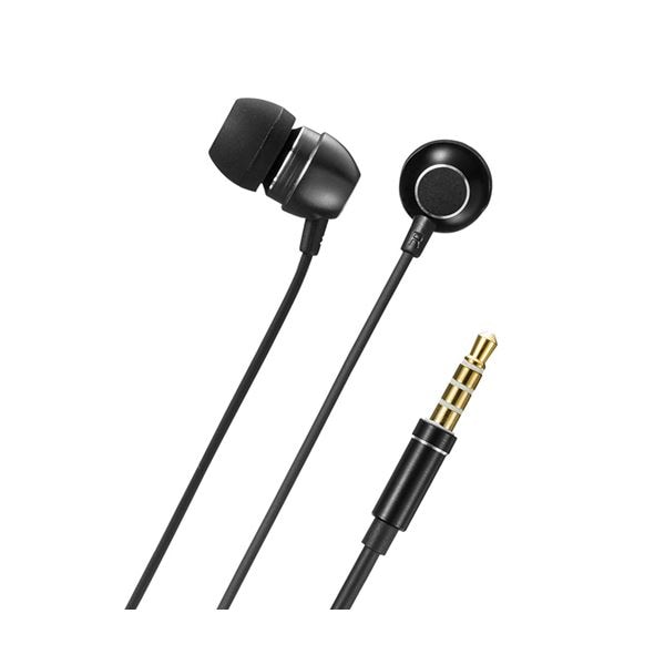 （まとめ） サンワサプライマイク付きステレオイヤホン ブラック MM-HS706BK 1個 (×3セット)