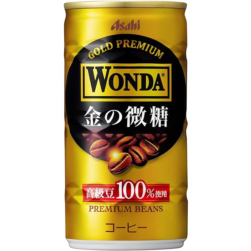 アサヒ WONDA 金の微糖 （185g30缶）3箱