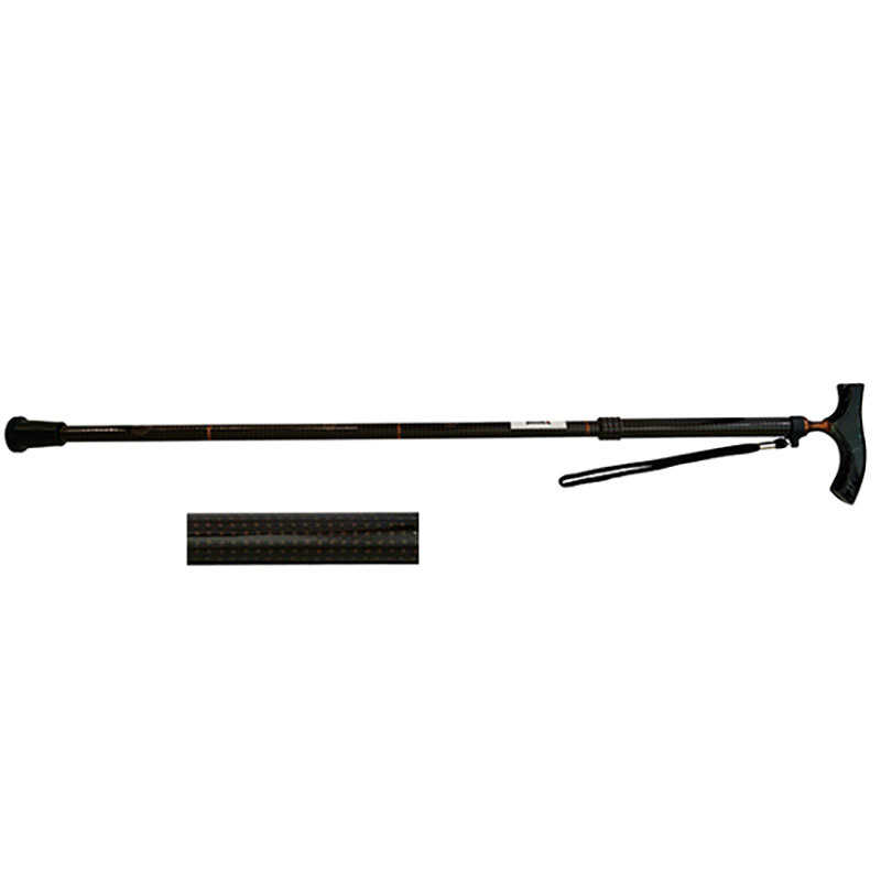 名古屋眼鏡　kansai PROP 4つ折伸縮ステッキ 茶豆絞り　VH1425