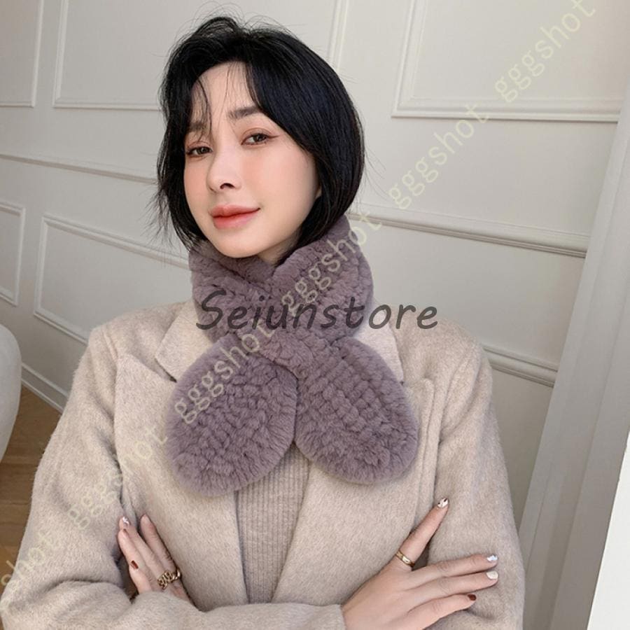 ファー マフラー レディース 冬 かわいい ティペット ファー おしゃれ ふわふわ 巻きつける 冬 柔らかい ソフト 首元 防寒 秋冬 無地 フェイクファー