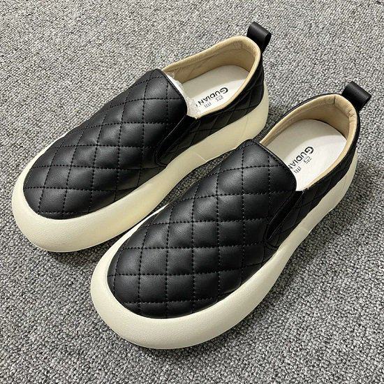 取寄スリッポン レディース 厚底 レザー 履きやすい 疲れない 歩きやすい 痛くない 春秋 キルティング キルト 格子編み フラット フラット 美脚 ガーリー おしゃれ 大人女子 きれいめ カジュアル