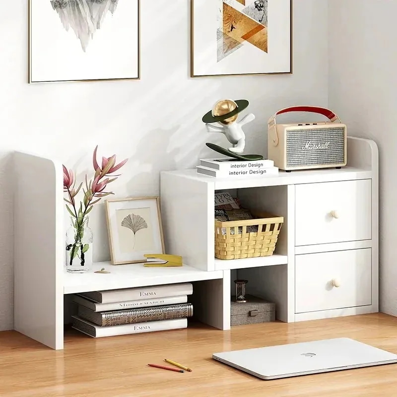 卓上収納ラック 韓国インテリア 卓上ラック インテリア棚折り畳みデスク韓国雑貨 多機能 仕分け収納 品質保証 韓国風空間作り6 4,618円