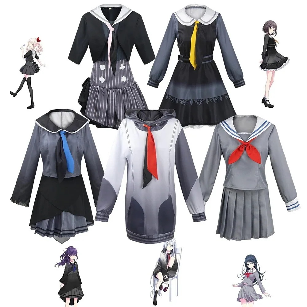 【2026新作-401】ワールドプログラム日系アニメcos服黒系jk服コスプレ衣装舞台演技服セット