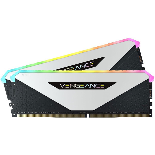 CMN16GX4M2Z3200C16W ホワイト VENGEANCE RGB RT [メモリキット 16GB(8GB2) DDR4 DRAM 3200MHz C16]
