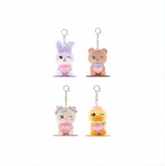 条件付き特典付き BLACKPINK DEADLINE MD - CHARACTER MAGNETIC PLUSH KEYRING
