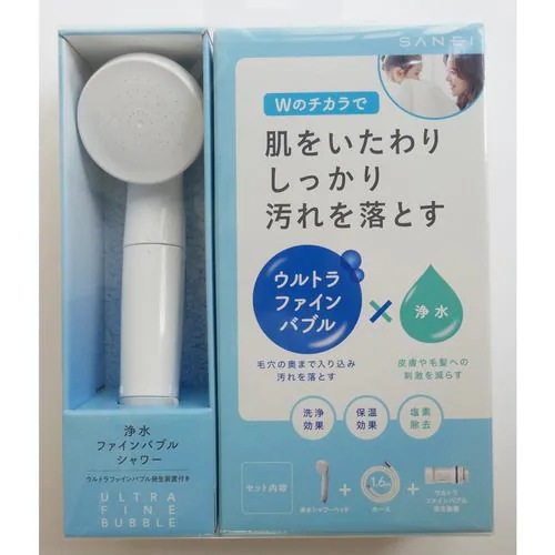 SANEI PS7964CT6A 浄水ウルトラファインバブルシャワーセット 7,530円