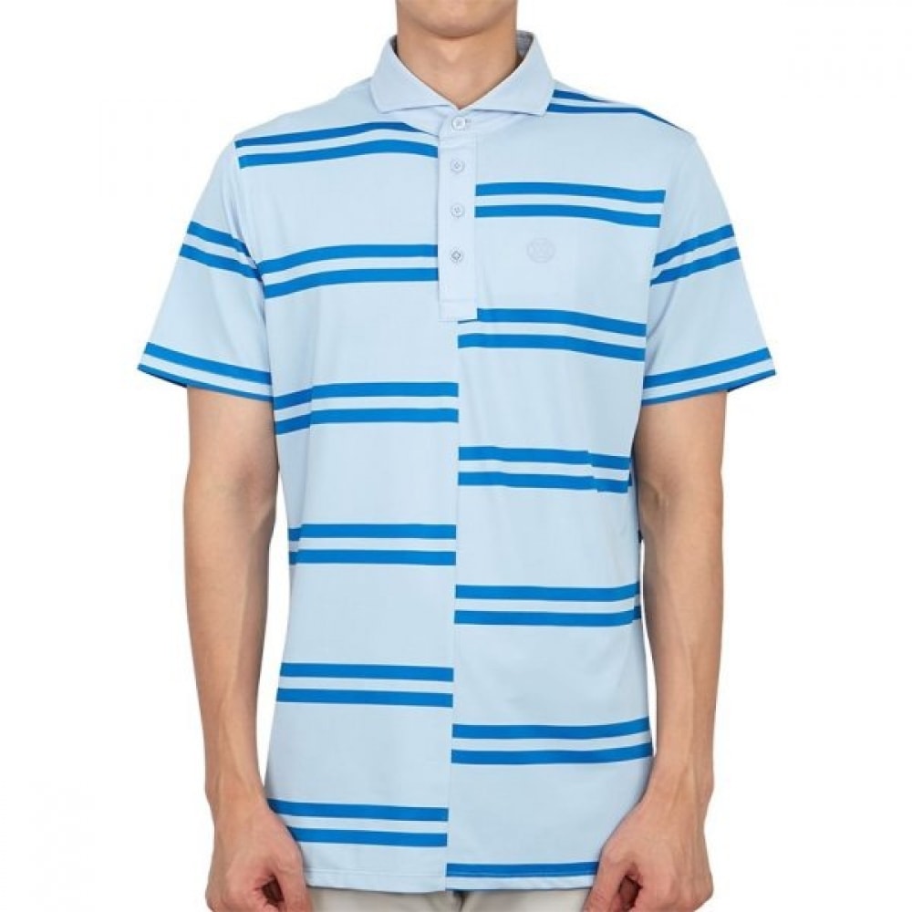 ガレリア G/フォアゴルフウェアメンズカラーショートスリーブ Tシャツ G4MS23K182 スカイ