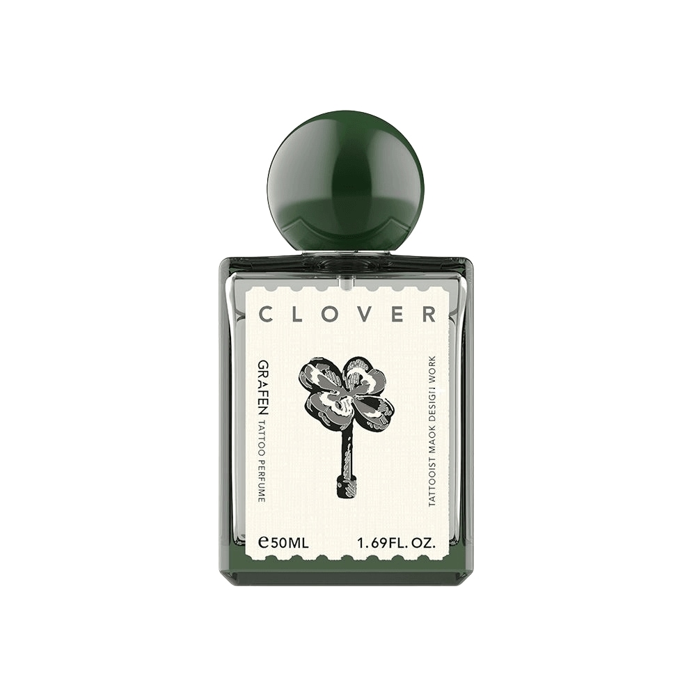 [正規品]8時間持続タトゥーフレグランス クローバー (バジルグリーン/さわやか) 50ml, 1個