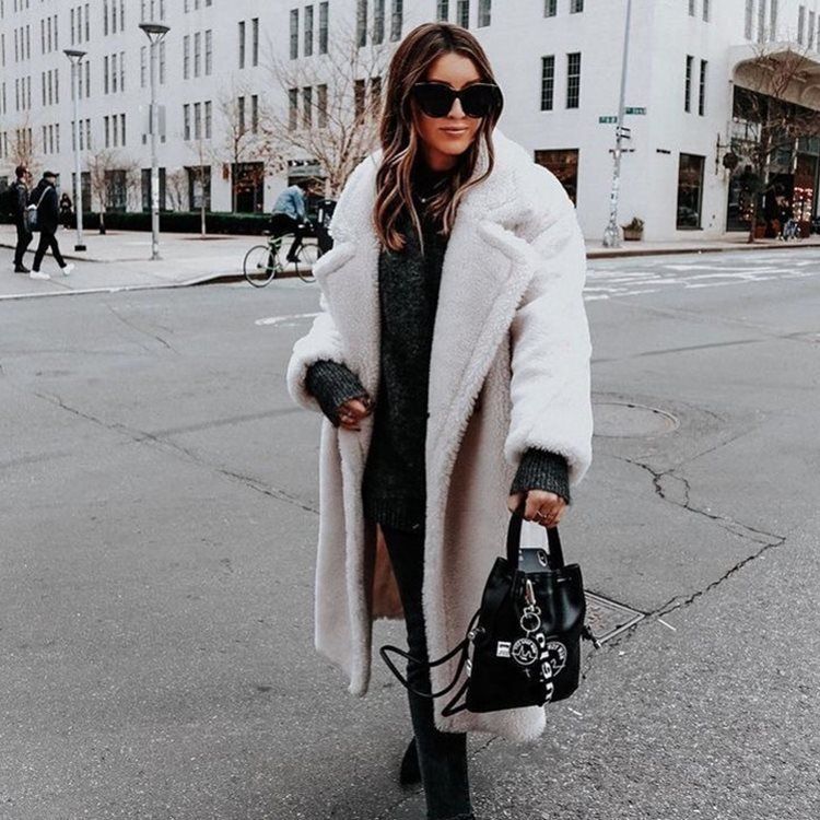 コート 秋 冬 レディース ロング 白 大きいサイズ XL 暖かい ウール もこもこ 防寒 きれいめ かわいい シンプル カジュアル ラフ おしゃれ 着痩せ 細見え 着回し 合わせやすい 休日