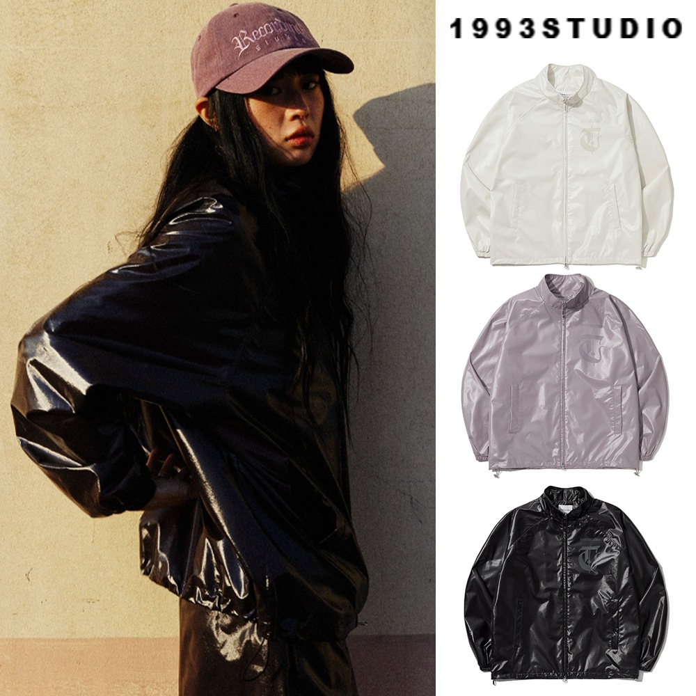 [1993studio] 2WAY Glossy Windbreaker