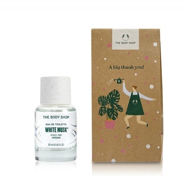 【The body shop】 ザ·ボディショップ ホワイトムスク オードトワレ30ml(ギフト) 贈呈品なくなり次第贈呈終了