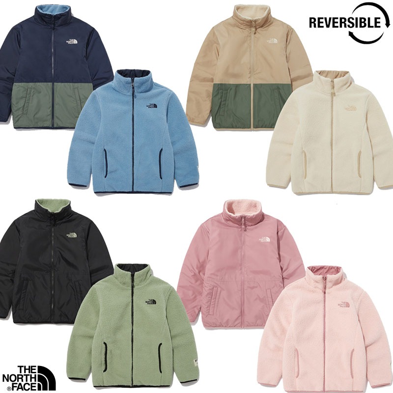 大人OK関税負担なし韓国正規品保証 NJ4FN58S KS COMFORT RVS FLEECE JACKETデイリー 基本 着装 男子 女子 人気 韓国 ファッション 男女共用 アウトドア