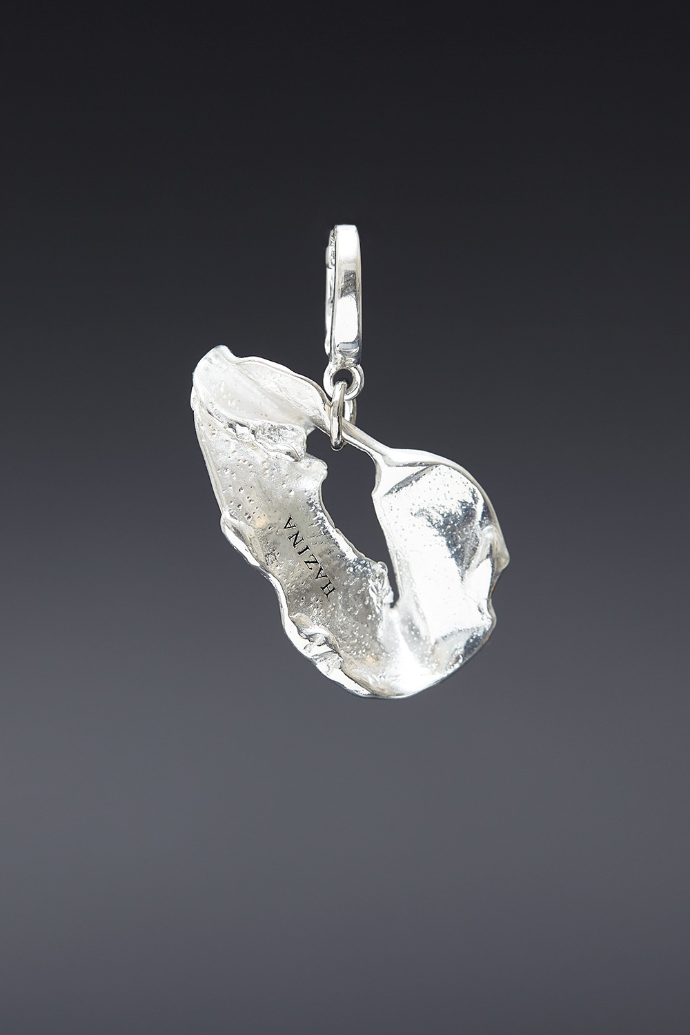 [HAZINA] Silver De_Leaf Pendant