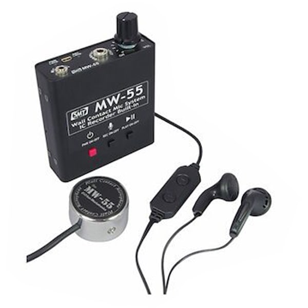 コンクリートマイク ICレコーダー搭載 MW-55 サンメカトロニクス マイク 音声 災害 壁 防災 セキュリティ ICレコーダー 録音 USB 充電式