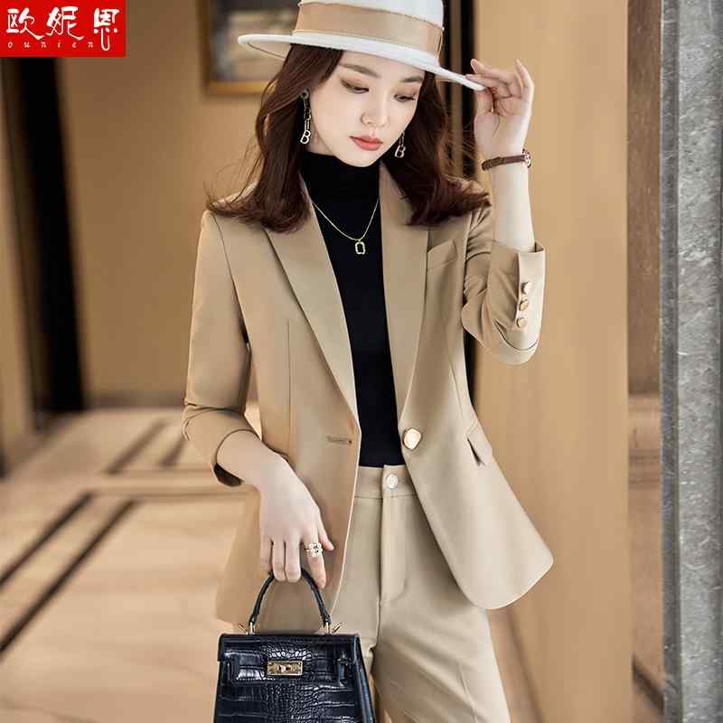 レディース スーツ ビジネス オフィス カジュアル スーツ ジャケット パンツ 通勤着 ワークウェア おしゃれ スタイリッシュ 長袖 厚手