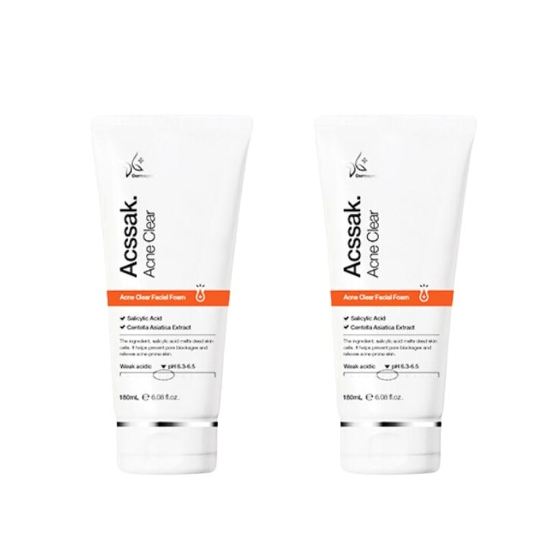 1+1[Dermagen] 機能性ニキビ洗顔料 バハフォームクレンジングアークサック120ml (病院/皮膚科入店)