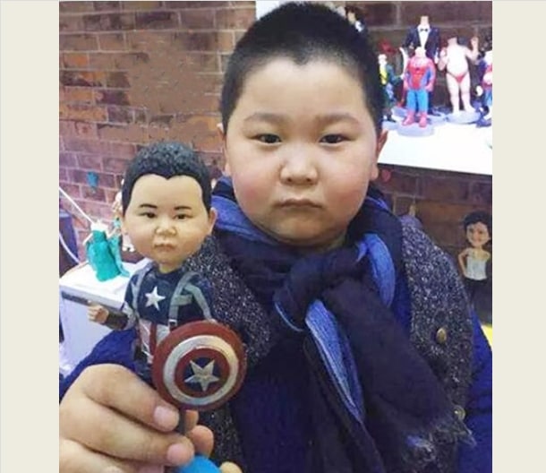 【オーダーメイド】3D肖像画 似顔絵 写真 人形 フィギュア 誕生日 ベビー 赤ちゃん キッズ 子供 幼児 出産祝い