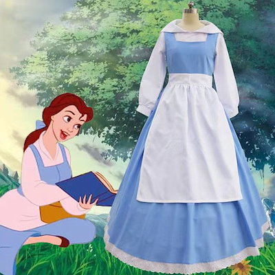 ディズニー 美女と野獣 ベル コスプレ衣装 abccos製 「受注生産