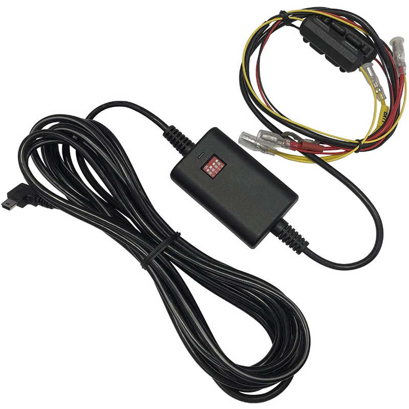 ケンウッド　ドライブレコーダー用車載電源ケーブル/バッテリー過放電防止機能/オフタイマー機能　CA-DR350