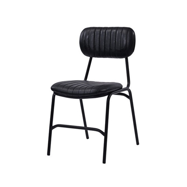 Rattan World RLC320BK ダイニングチェア ブラック KLUB14 シリーズ 2脚組 メーカー直送