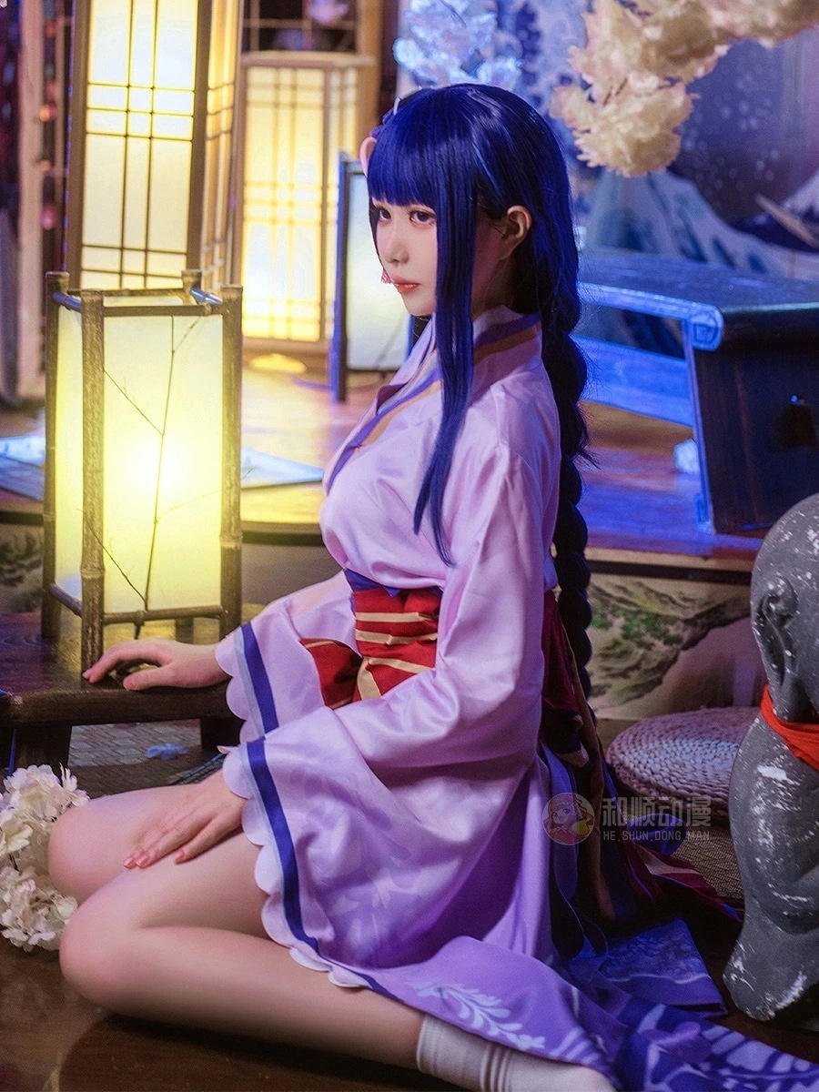 コスプレ服 ハロウィン コスチューム らいでんえい 雷将軍 雷電影 文化祭 原神 パーティー バルジン げんしん 変装 着物 学園祭パーティーイベント用品コスプレ変装仮