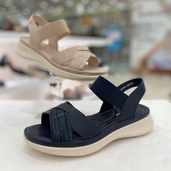 女性用カジュアルバンディングサンダル YAFMDS7034NYPI HFPF1A GN_GN
