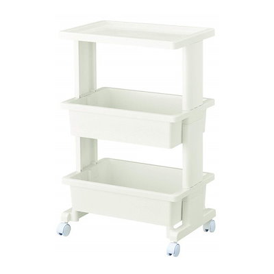 他サイト： リセテーブルワゴン ホワイトの商品画像